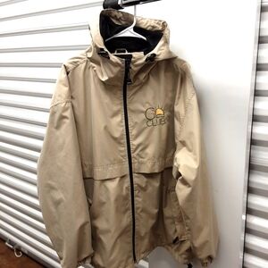 Men's Tan Windbreaker Jacket